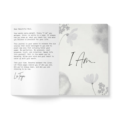 I Am Affirmations Journal — Softcover Self-Care Notebook