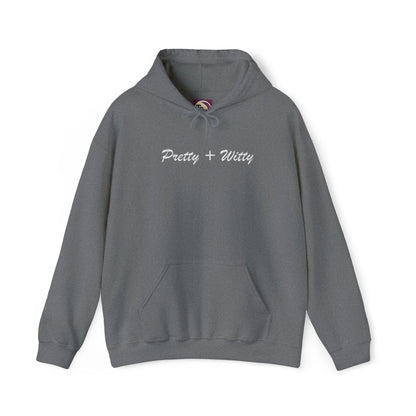 Heavy Blend Hooded Sweatshirt - Gildan 18500 - Soft Cotton-Poly Blend - Embroidered Design