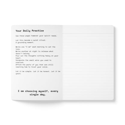 I Am Affirmations Journal — Softcover Self-Care Notebook