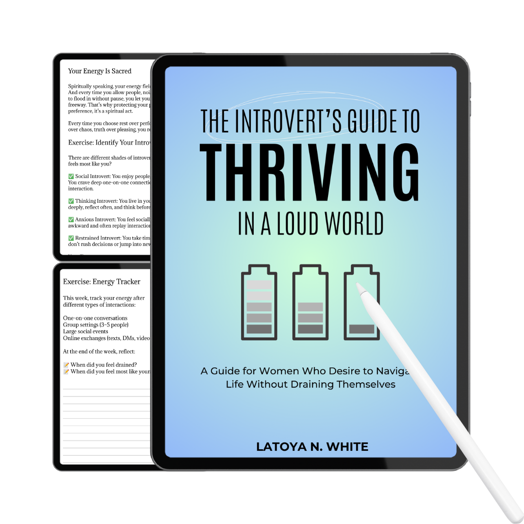 Introvert's Guide Workbook | Women's Self-Care, Peace & Boundaries