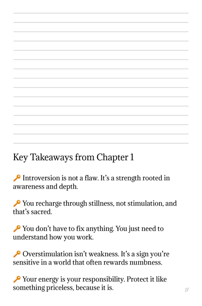 Introvert's Guide Workbook | Women's Self-Care, Peace & Boundaries